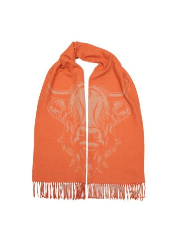 Heilan Coo Super Soft Scarf - Apricot/Peach
