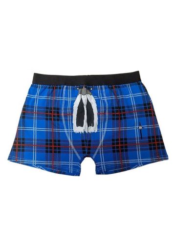 Instakilt Boxer Shorts Blue (Size Large)