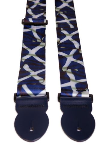 Scottsh Style Guitar Strap - SALTIRE - Made in the UK