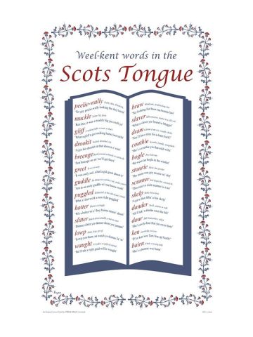 Scots Tongue Tea Towel