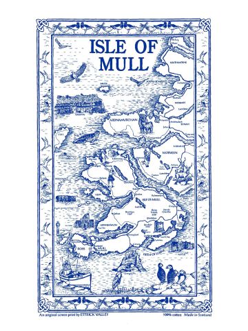 Isle of Mull Tea Towel