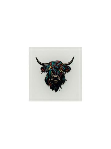 Heilan Coo Coaster - Multi Coloured Cream