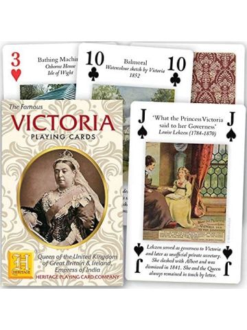 Queen Victoria (Her Life & Reign) Deck of 52 Playing Cards + Jokers