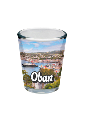 Oban Picture Shot Glass