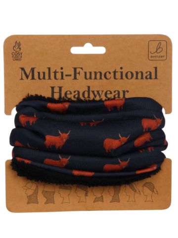 Multi-functional Headwear - Hardy Highland Cow