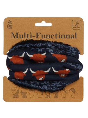 Multi-functional Headwear - Nordic Highland Cow