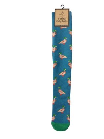 Funky Welly Socks - Country Mallard