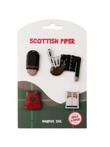 4 pk Magnets - Build a Piper