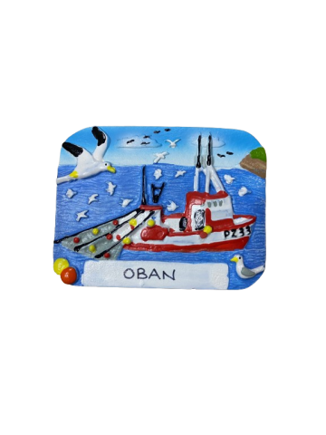 Fishing Trawler Magnet - Oban