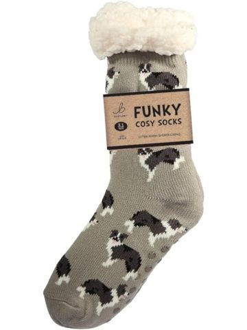 Funky Cosy Sherpa Socks - Size 6-11