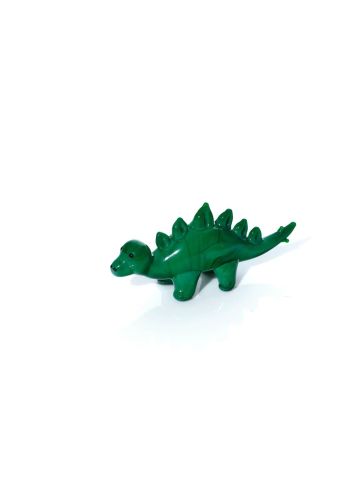 GLASS STEGOSAURUS DINOSAUR ORNAMENT HAND BLOWN