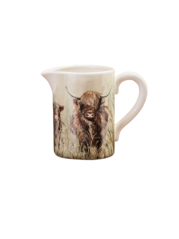 DOUGAL HIGHLAND COW JUG CERAMIC