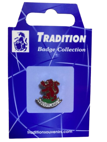 Scotland Pin Badge Open Crest Lion