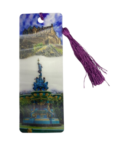 Edinburgh Castle Lenticular Bookmark Ruler