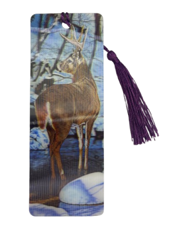Stag Lenticular Bookmark Ruler