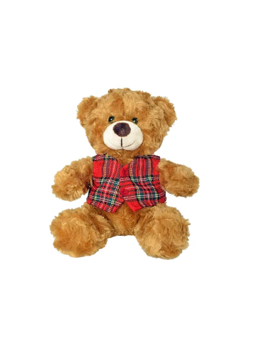 Teddy with Tartan Waistcoat