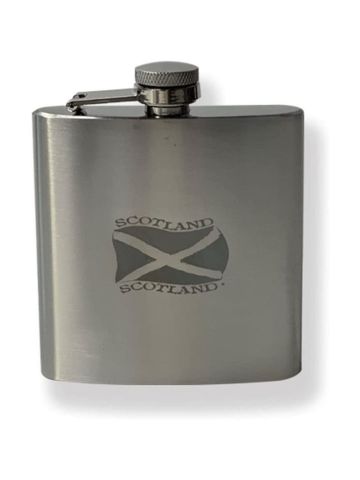 Scottish Saltire 6oz Hip Flask