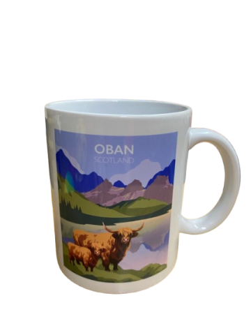 Highland Cow Oban Ceramic Mug