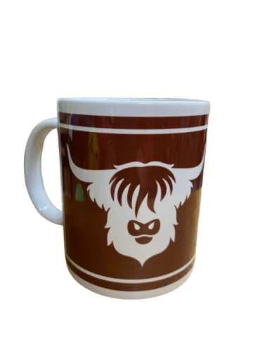 Oban "Beware of Highland Cows" Ceramic Mug