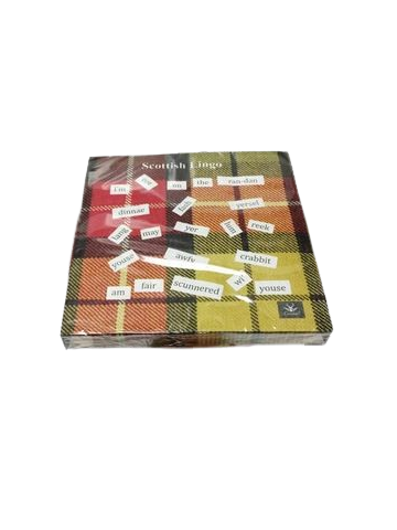 Scottish Lingo paper serviettes/napkins Pack of 20 Scottish Themed