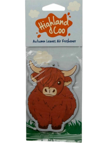 Highland Coo Cow Air Freshener