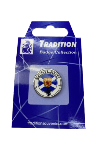 Scotland Saltire/Lion Rampant Pin Badge