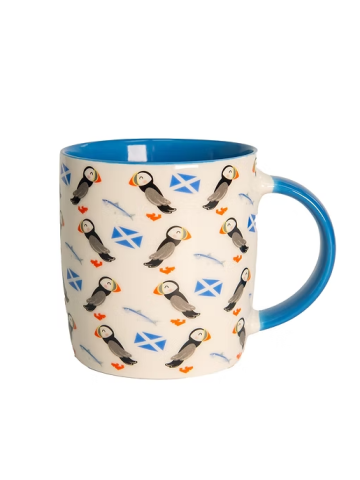 Ceramic Puffin Mug