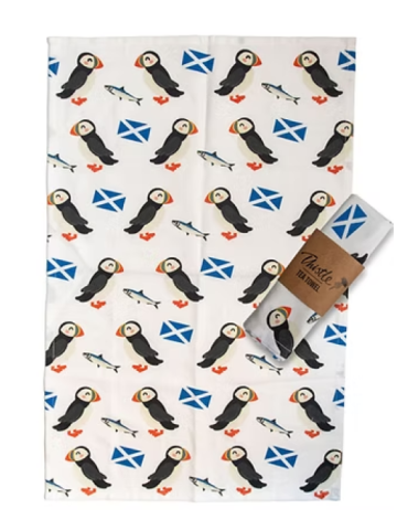 Puffin Tea Towel