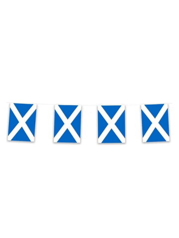 Scotland Rectangle Bunting 10m with 20 Flags