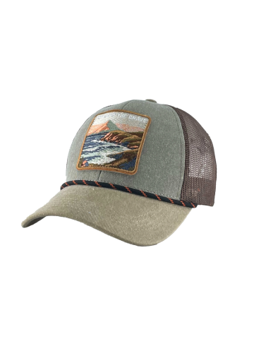 Big Country Scotland Big Patch Trucker Cap - Stone