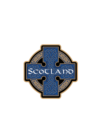 Scotland Celtic Cross Magnet