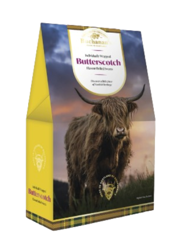 Buchanan's Butterscotch in Highland Cow Gift Box