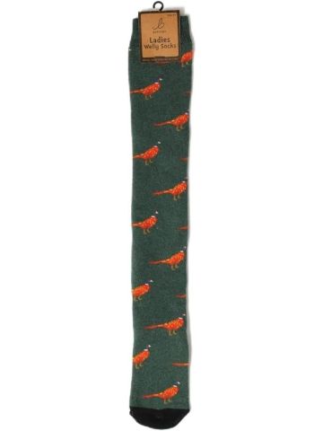 Funky Welly Socks - Country Pheasant