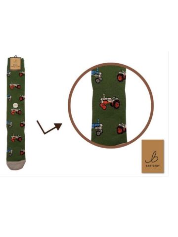 Funky Welly Socks - Retro Tractor