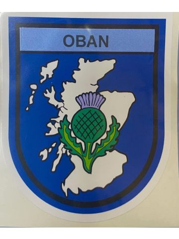  Oban Thistle Car Sticker 