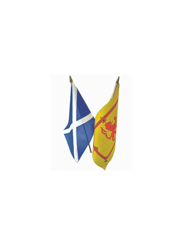 Twin Pack Scottish Flags 6 x 9cm