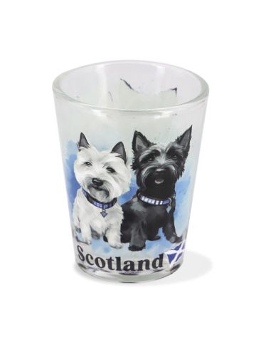 Scottie Dogs Shot Glass