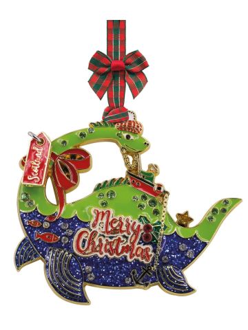 Boxed Metal Crystal Christmas Tree Decoration – Nessie
