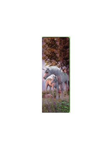 Unicorns Lenticular Bookmark Ruler