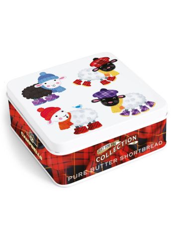 90g Colourful Sheep Tin (Shortbread Fingers)
