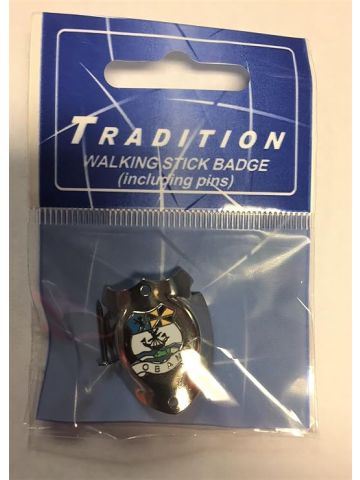 Oban Walking Stick Mount Badge