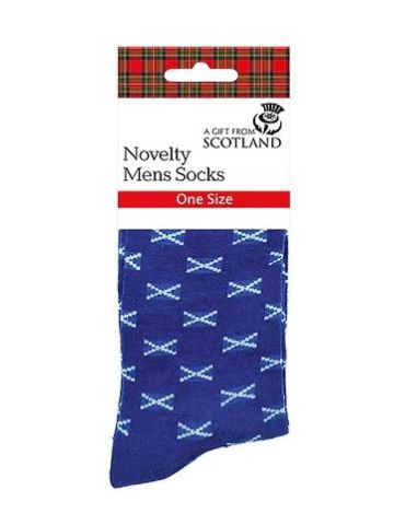Scottish Saltire Socks