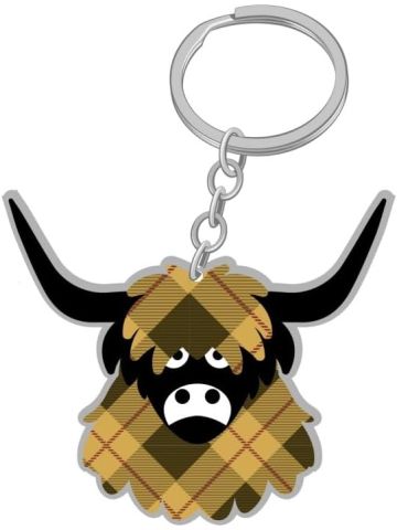 Highland Cow Keyring