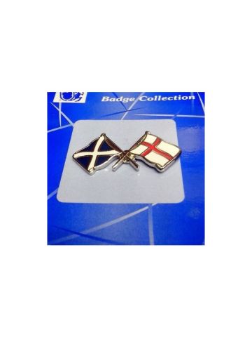 Scottish Gift Friendship Badges saltire England Twin Flag uk Gift