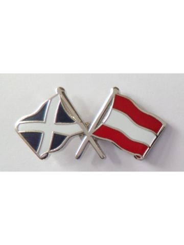 Scotland & Austia Friendship Pin Badge