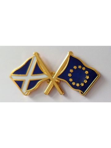 Scotland & EU Friendship Pin Badge