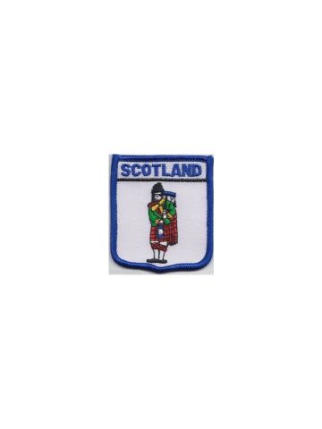 Scotland Piper Embroidered Patch