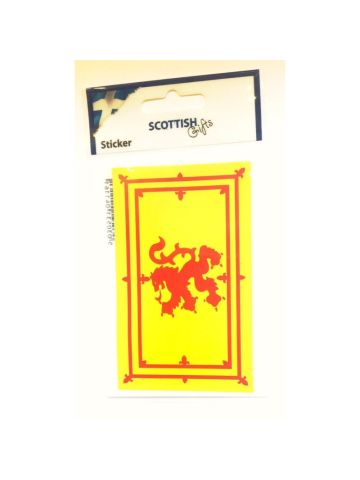 Medium Lion Rampant Car Sticker
