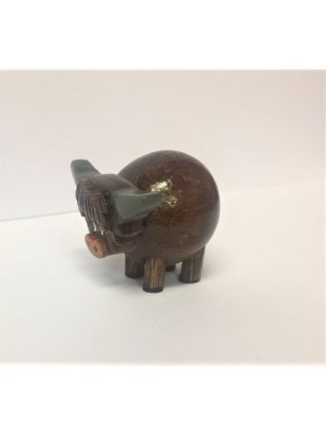 Mini Highland Cow ornament