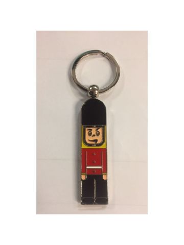 London Guardsman Metal Spinner Keyring
